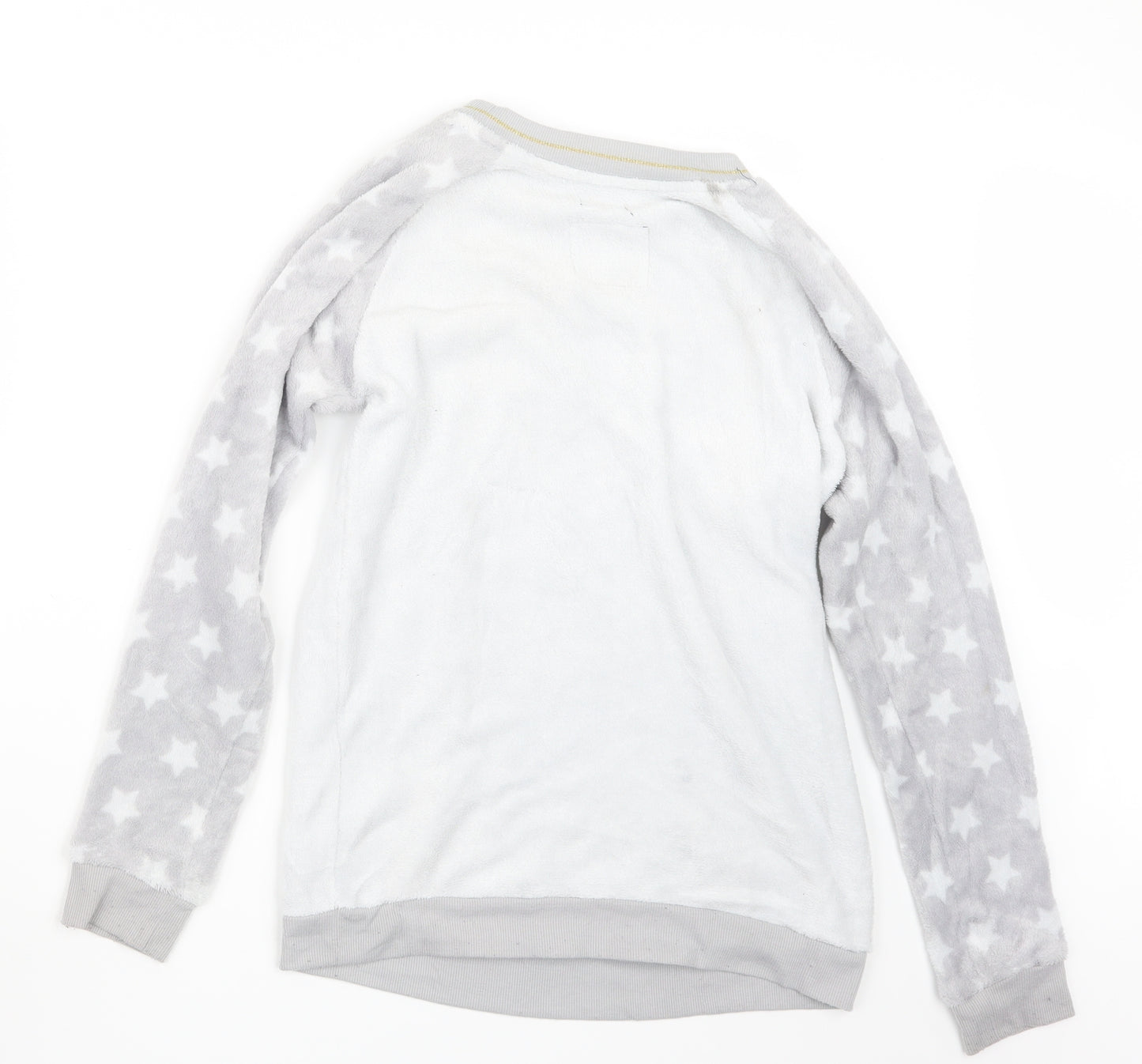 Love to Lounge Womens Grey Geometric  Top Pyjama Top Size 4  - Harry Potter