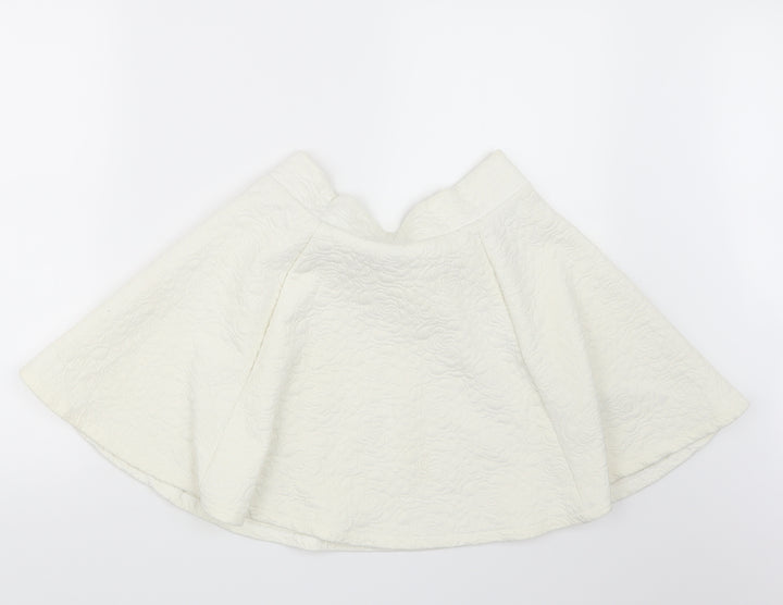 Pimkie Womens Ivory Mini Skirt Size M