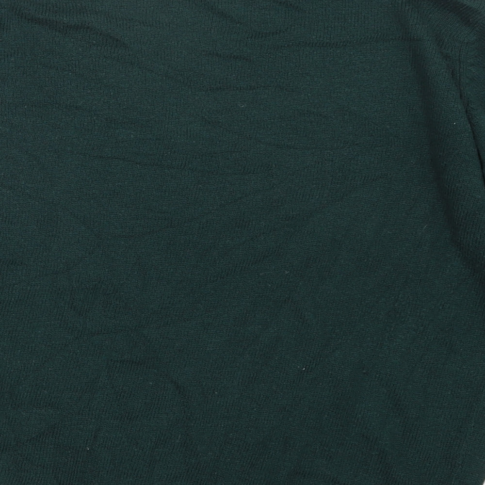 H&M Womens Green  Knit Pullover Jumper Size L