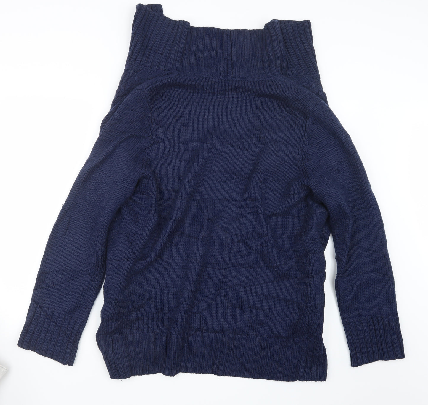 Joules Womens Blue  Knit Cardigan Jumper Size M