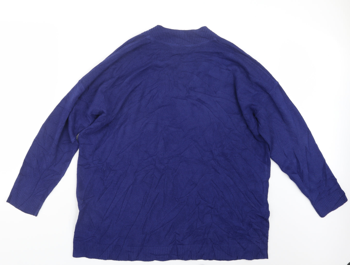 Principles Womens Blue  Knit Pullover Jumper Size 24