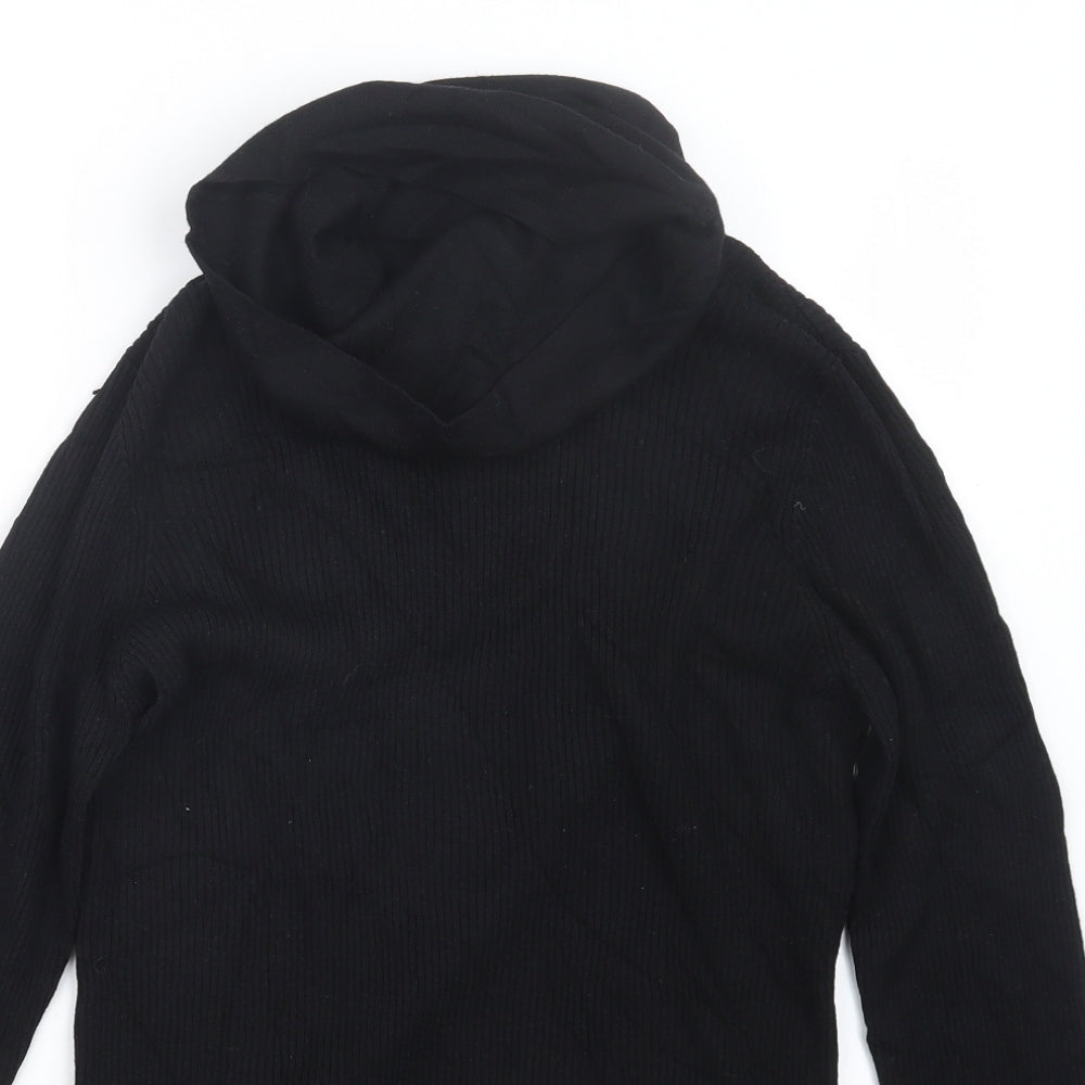 Marks and Spencer Womens Black  Knit Pullover Jumper Size 14