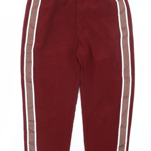 Monki Womens Red   Trousers  Size 25 in L23.5 in