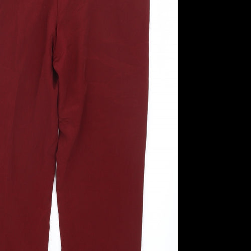 Monki Womens Red   Trousers  Size 25 in L23.5 in