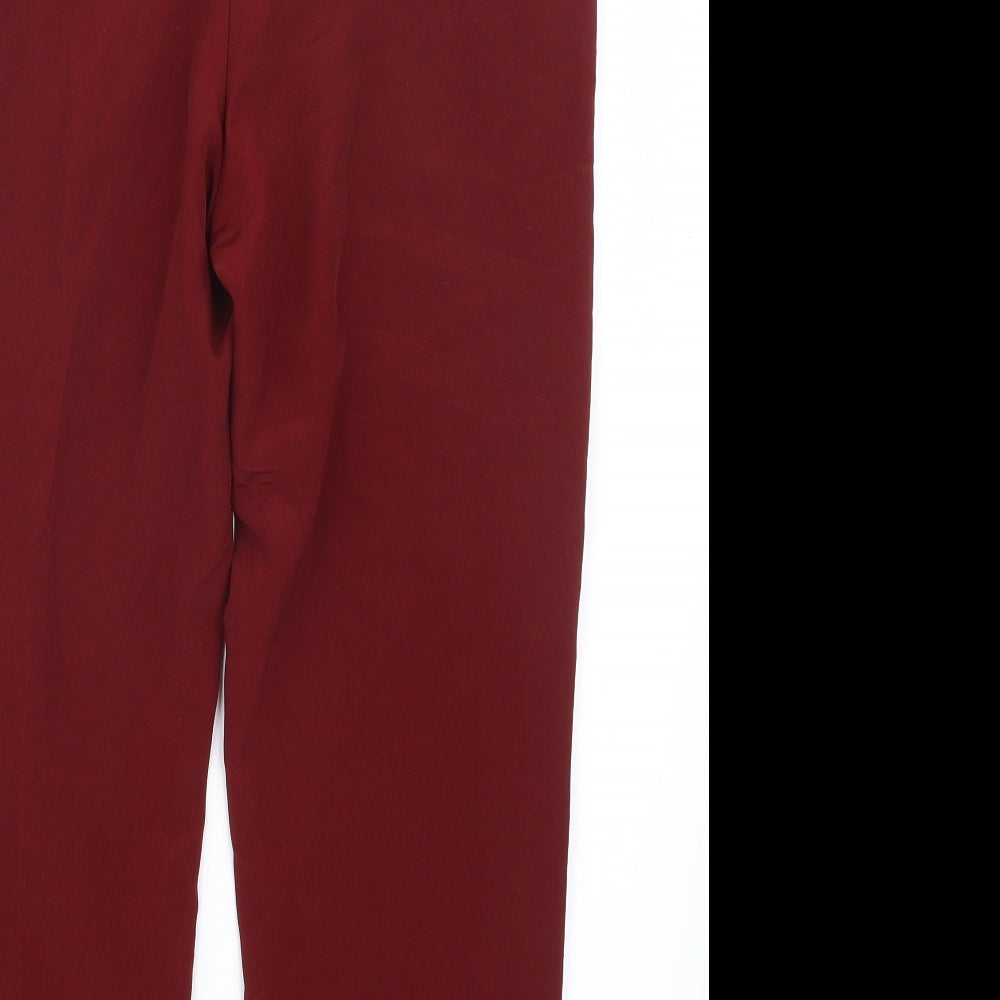 Monki Womens Red   Trousers  Size 25 in L23.5 in