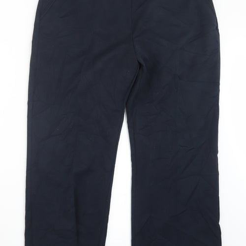 David Emanuel Womens Blue   Trousers  Size 12 L25.5 in