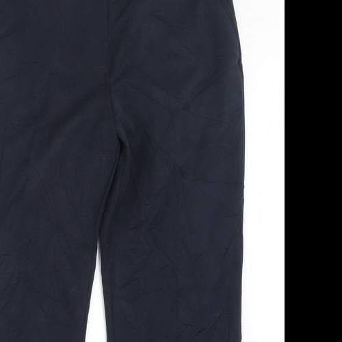 David Emanuel Womens Blue   Trousers  Size 12 L25.5 in