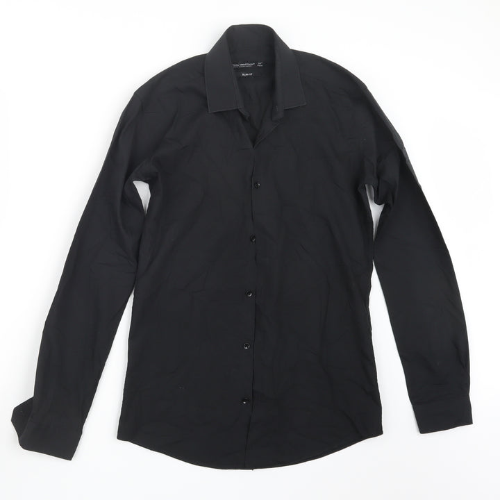 Cedar Wood State Mens Black Button-Up Size 14
