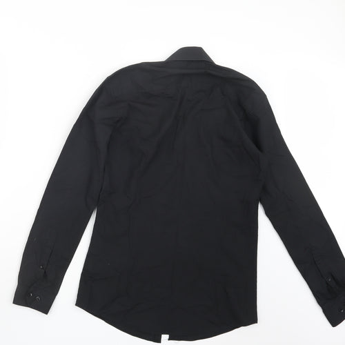 Cedar Wood State Mens Black    Button-Up Size 14