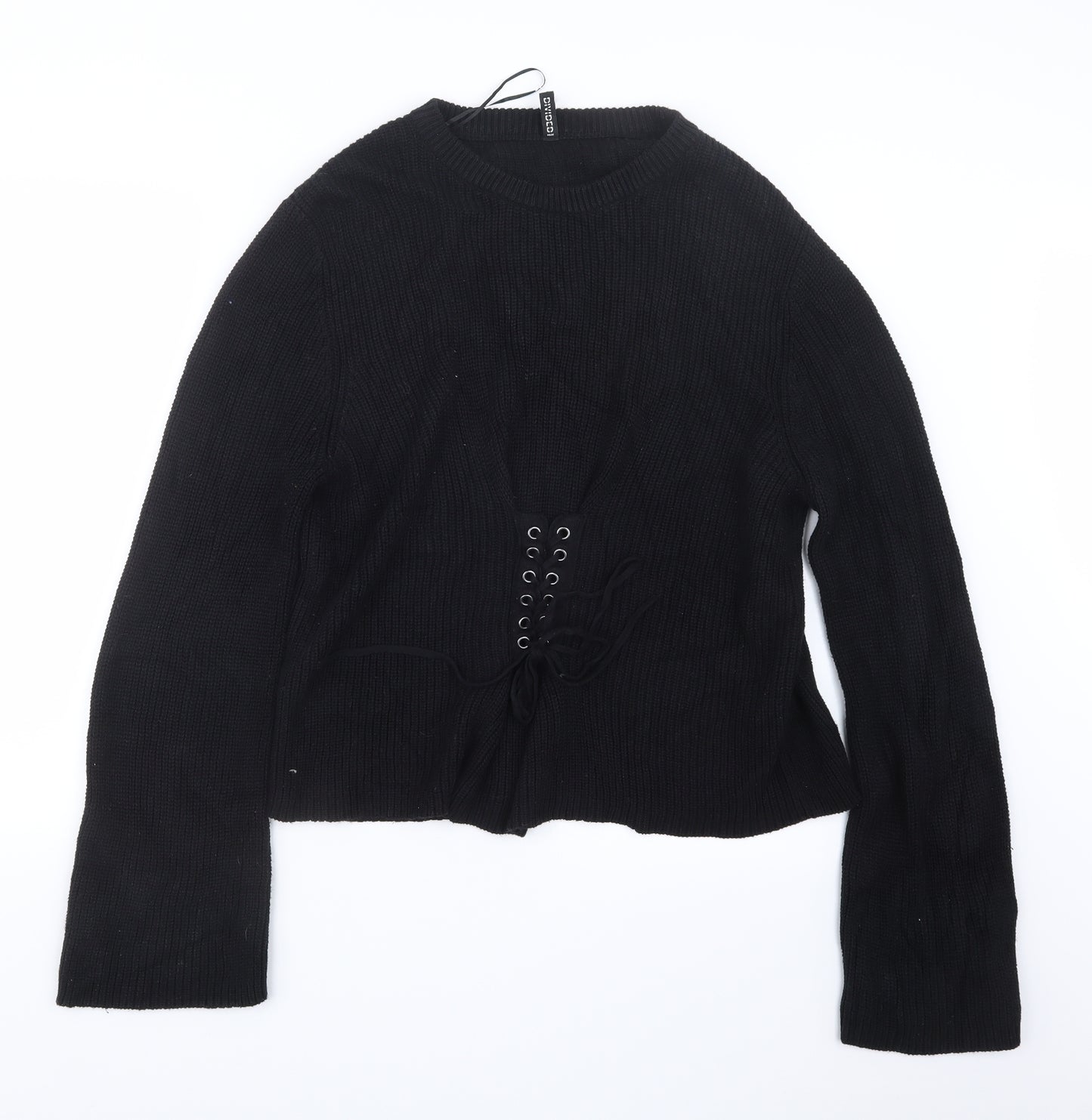 Divided by H&M Womens Black  Knit Pullover Jumper Size L