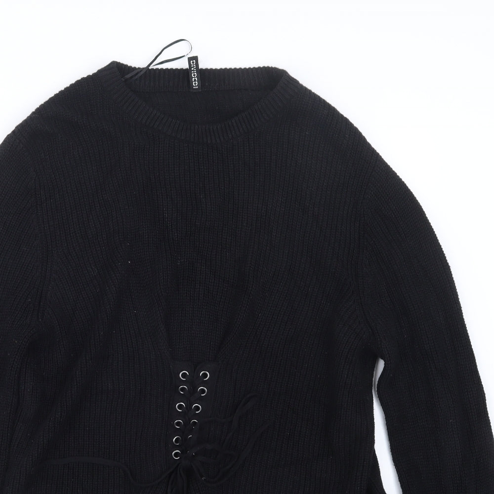 Divided by H&M Womens Black  Knit Pullover Jumper Size L
