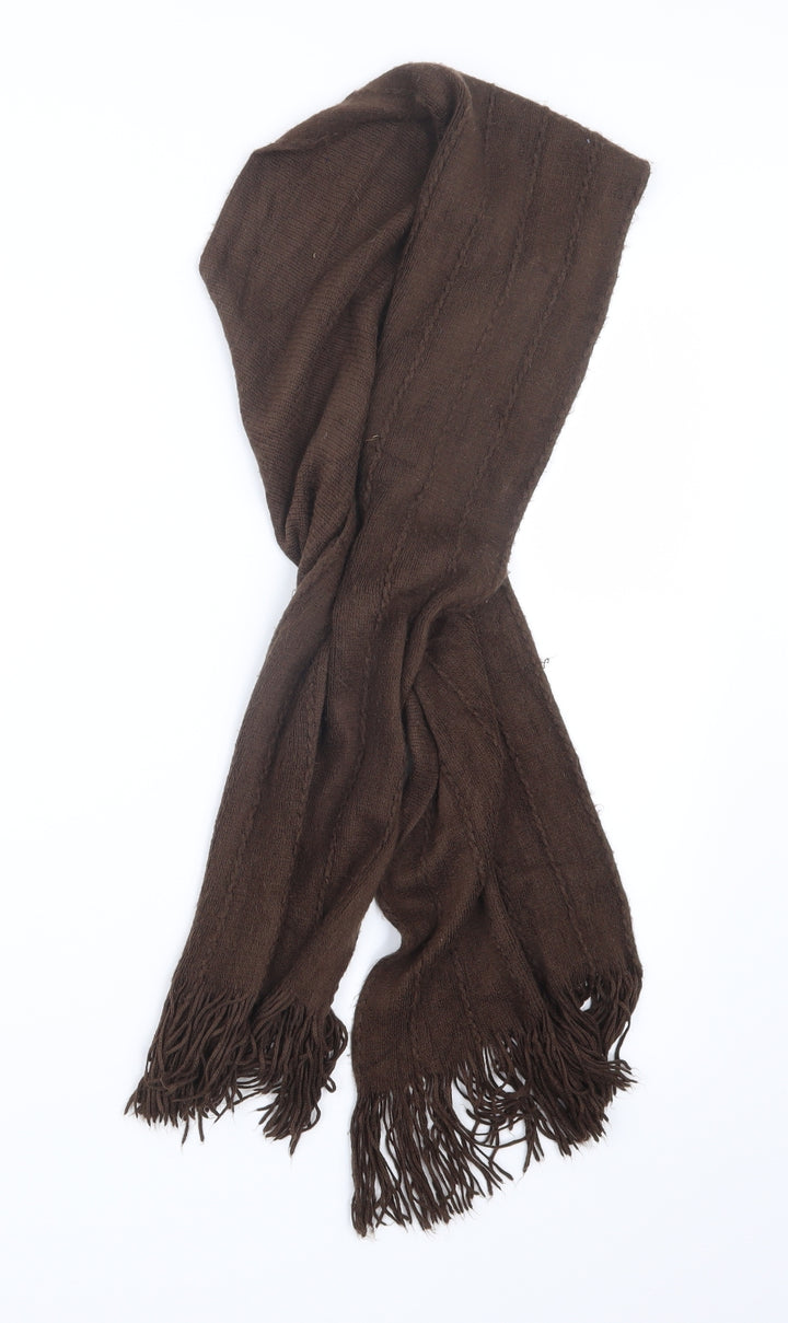 Preworn Womens Brown  Knit  Scarf