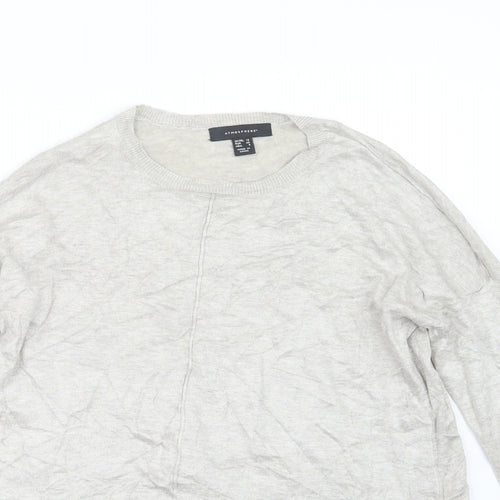 Atmosphere Womens Beige  Knit Pullover Jumper Size 12