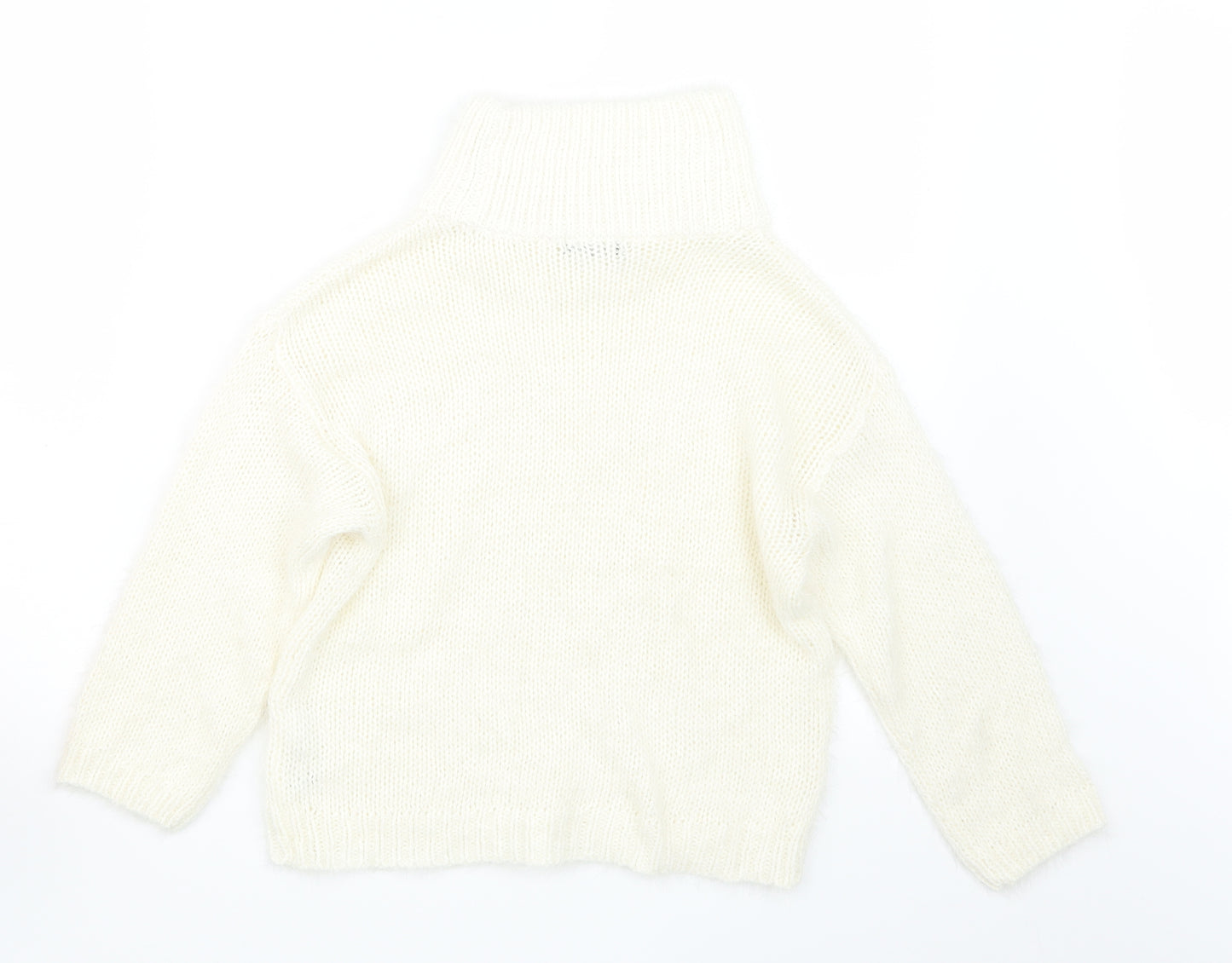 F&F Womens Ivory  Knit Pullover Jumper Size 6