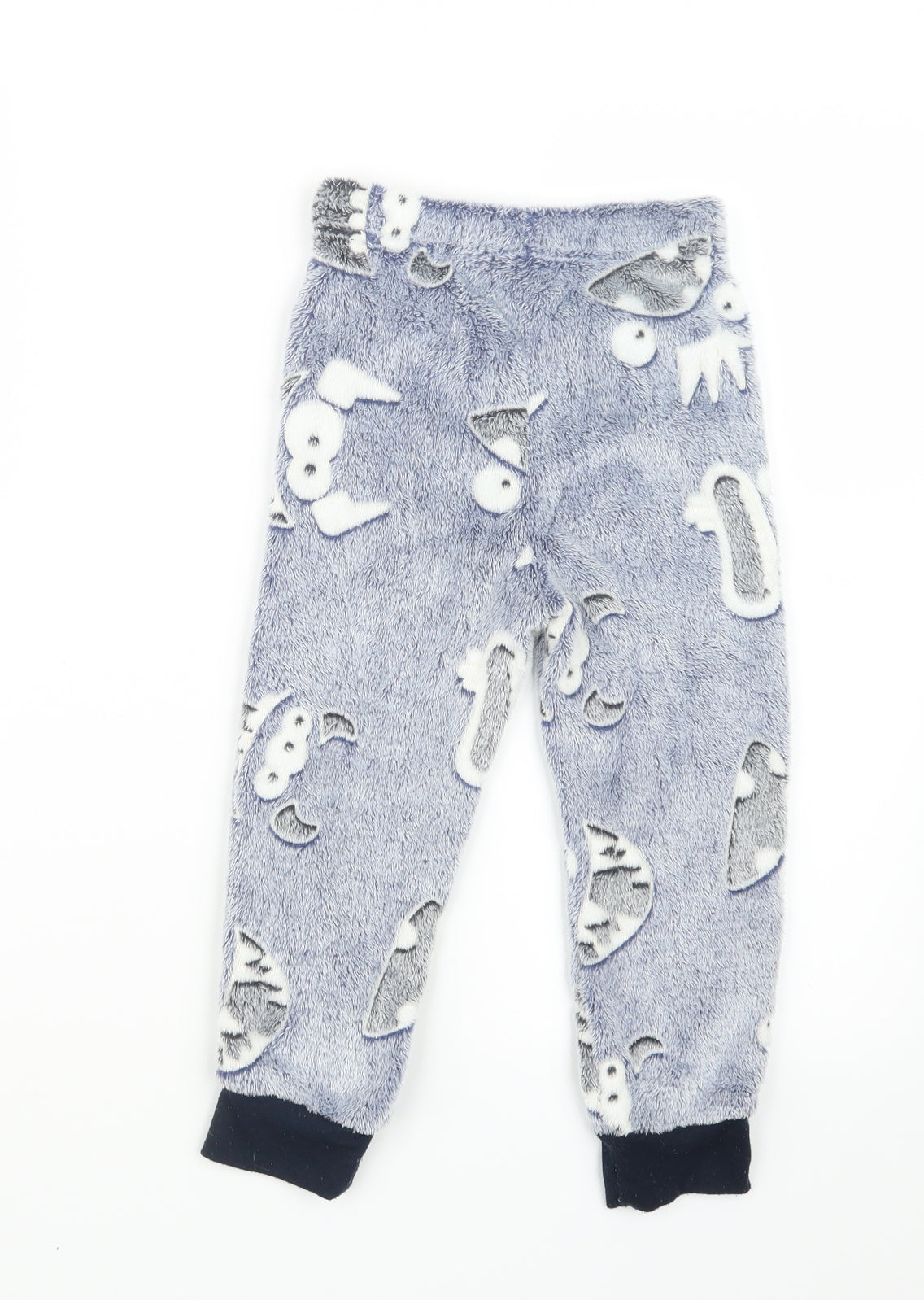TU Boys Blue Geometric   Pyjama Top Size 4-5 Years