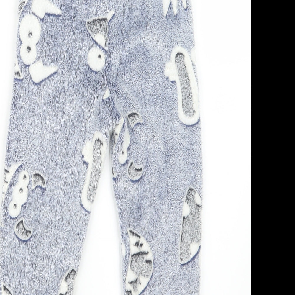 TU Boys Blue Geometric   Pyjama Top Size 4-5 Years