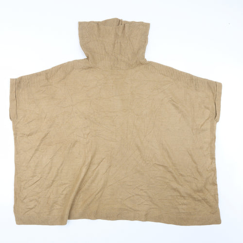 New Look Womens Beige  Knit Pullover Jumper Size 10