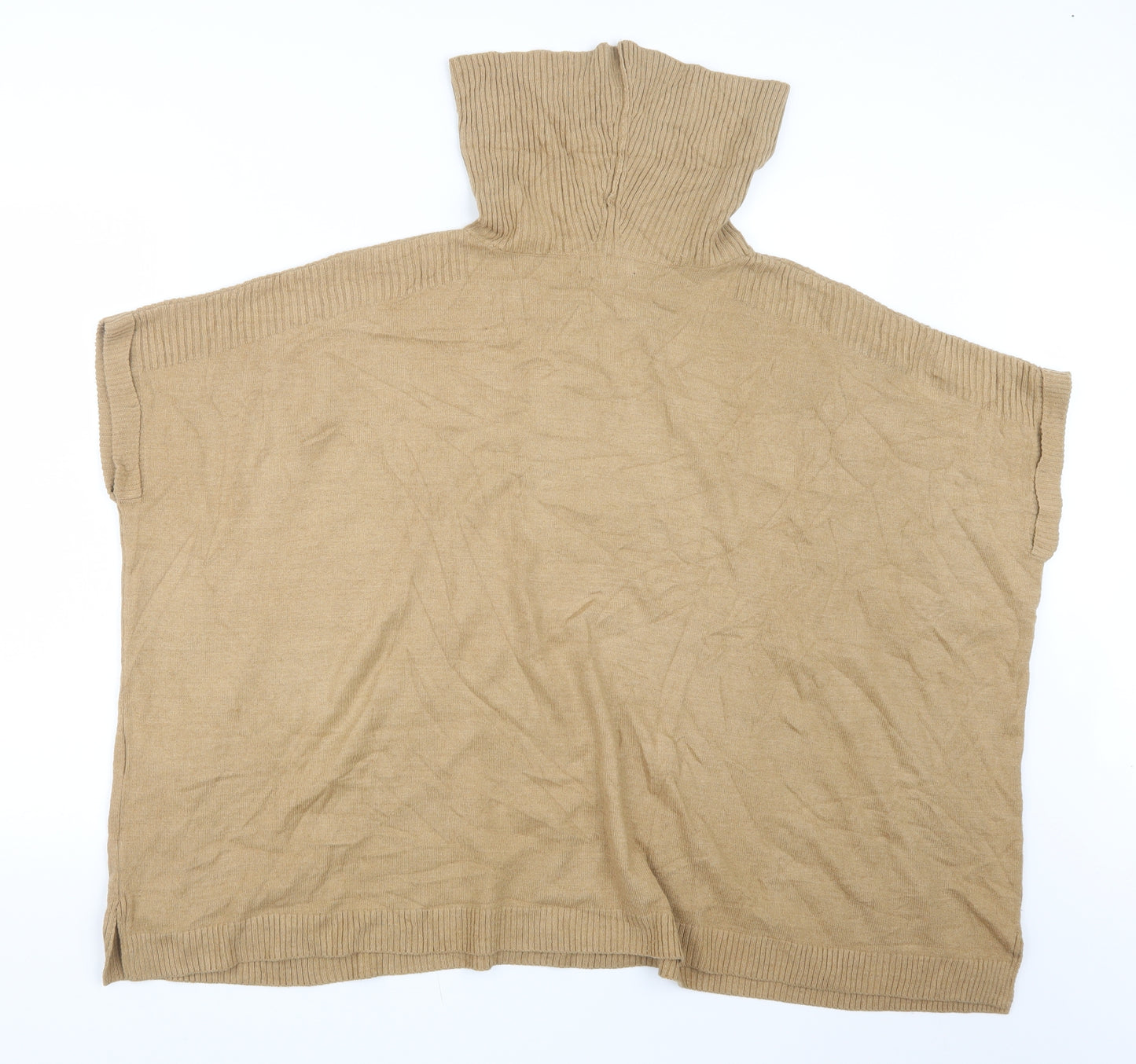 New Look Womens Beige  Knit Pullover Jumper Size 10