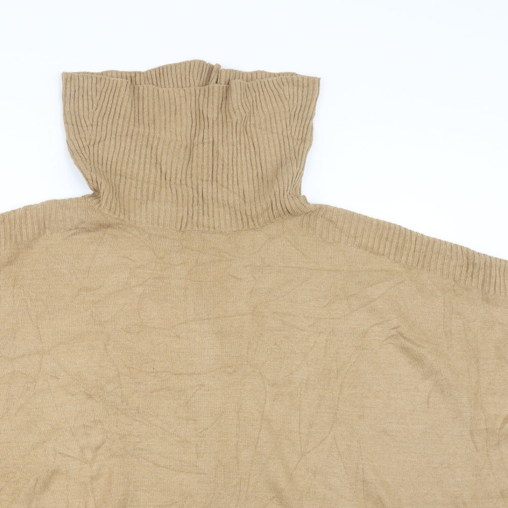New Look Womens Beige  Knit Pullover Jumper Size 10