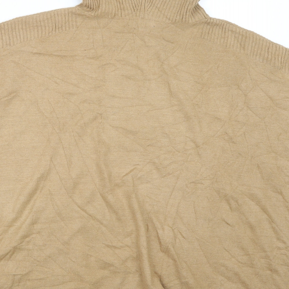 New Look Womens Beige  Knit Pullover Jumper Size 10