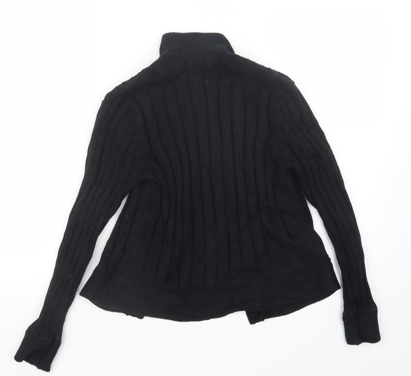 School Life Boys Black  Knit Cardigan Jumper Size 10-11 Years