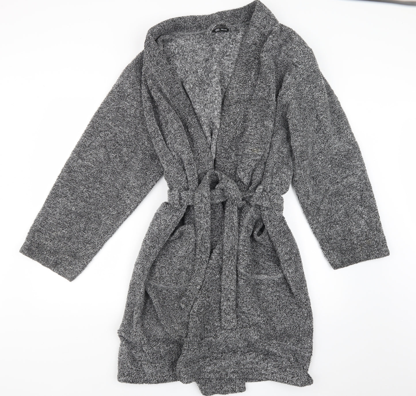 Marks and Spencer Mens Grey Geometric   Robe Size M