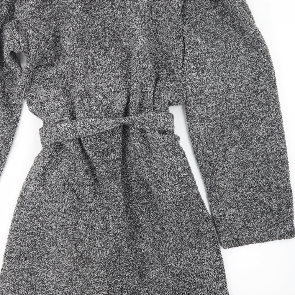 Marks and Spencer Mens Grey Geometric   Robe Size M