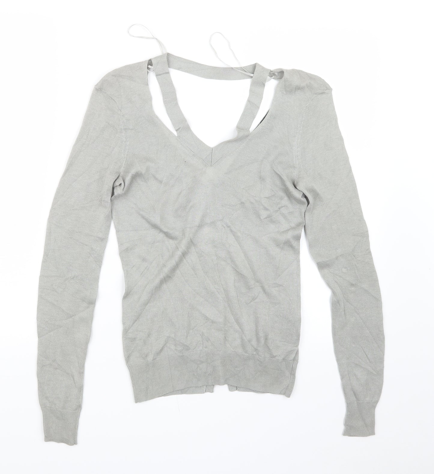 Ted Baker Womens Grey  Knit Pullover Jumper Size S