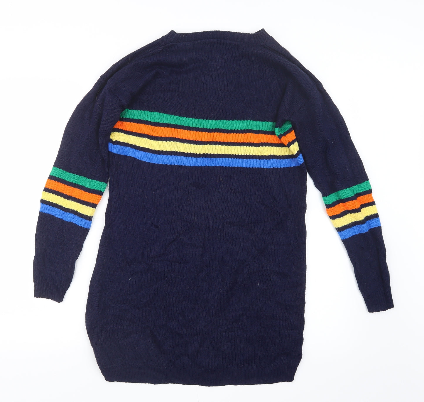 Daisy Street Womens Blue  Knit Pullover Jumper Size M