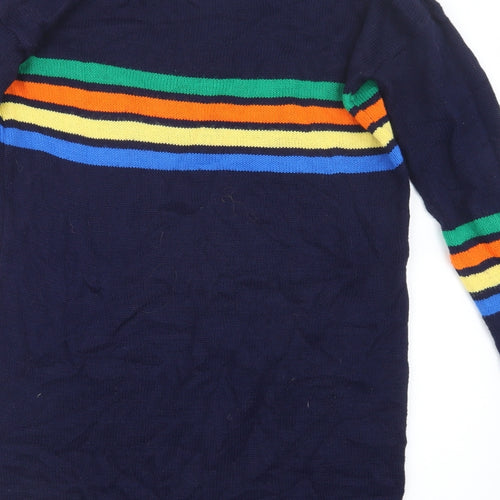 Daisy Street Womens Blue  Knit Pullover Jumper Size M