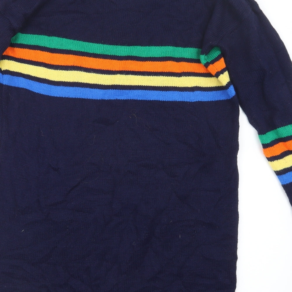 Daisy Street Womens Blue  Knit Pullover Jumper Size M
