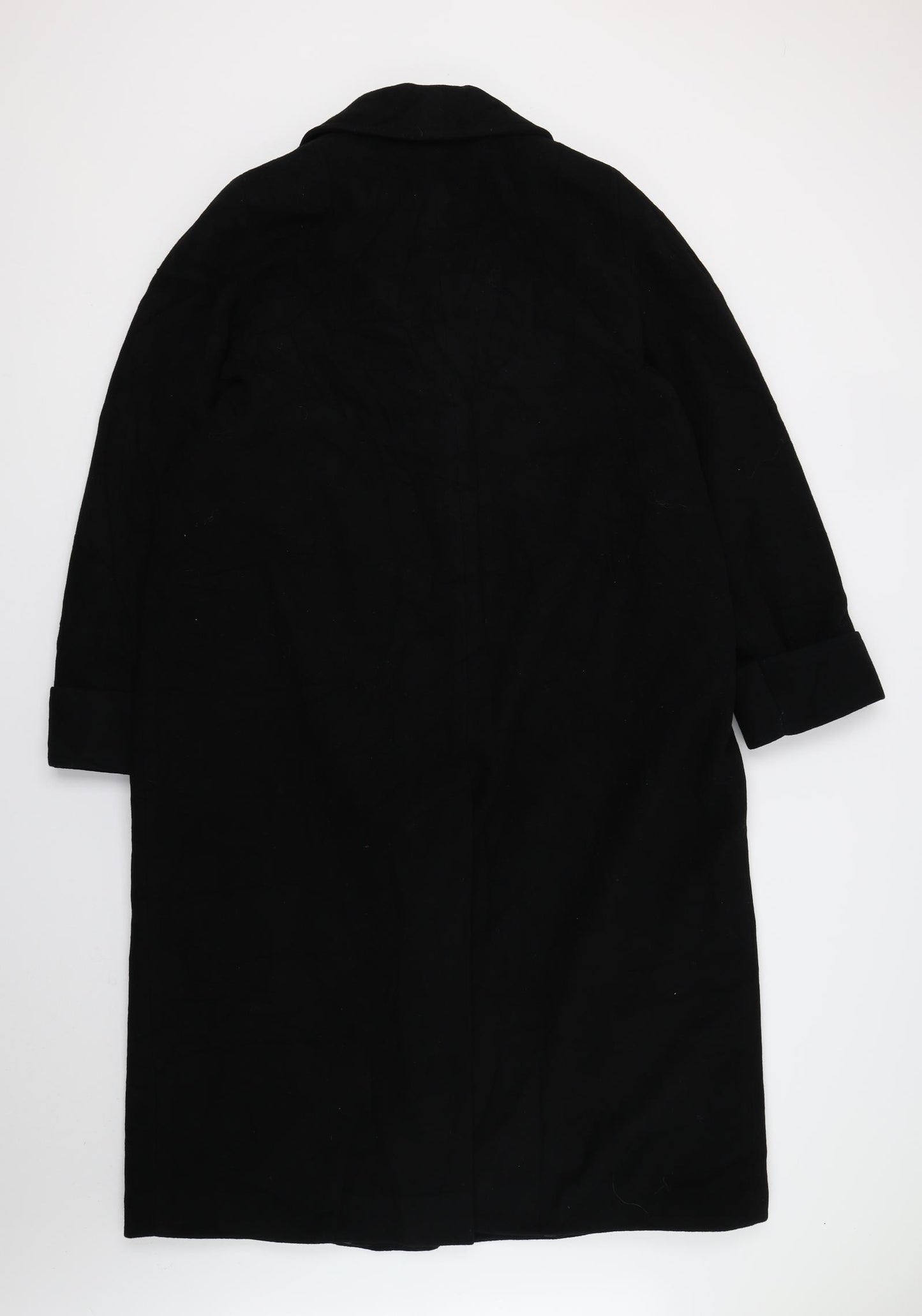 Eleganze Womens Black   Overcoat Coat Size 18