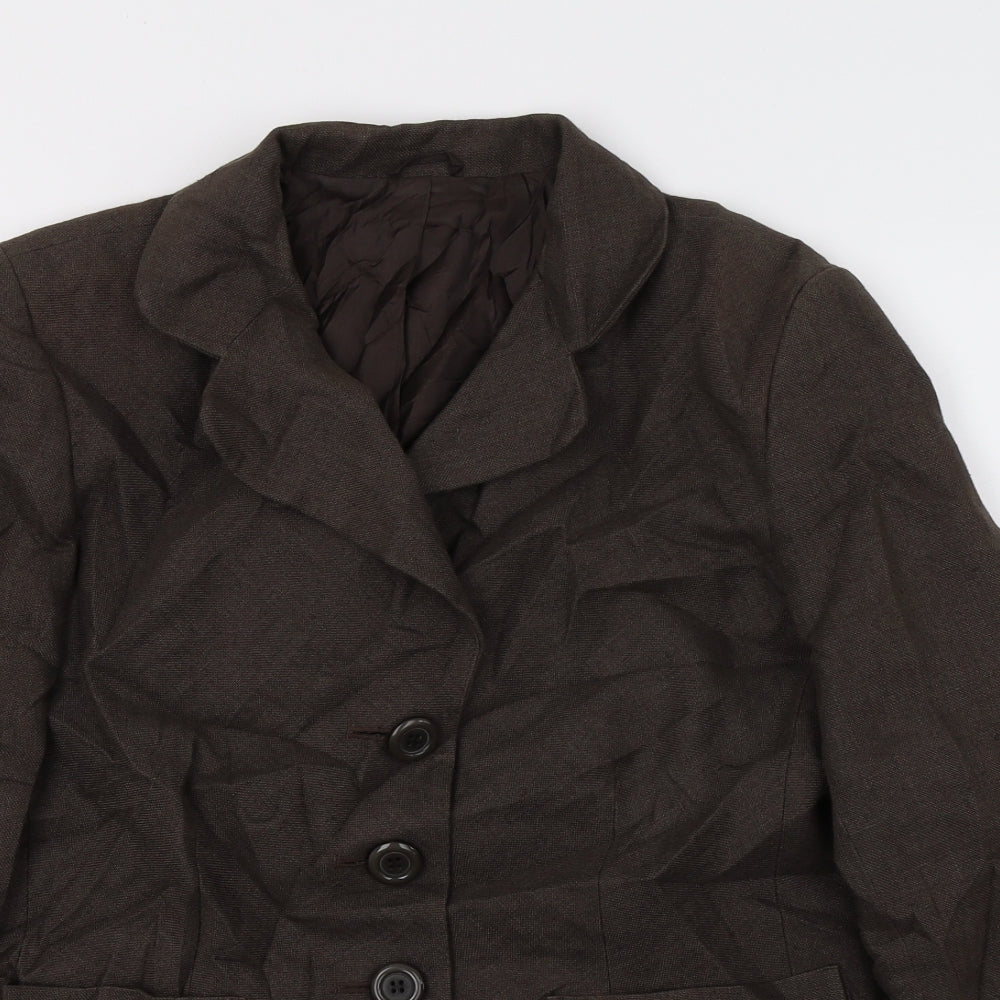 Hobbs Womens Brown   Jacket Blazer Size 14