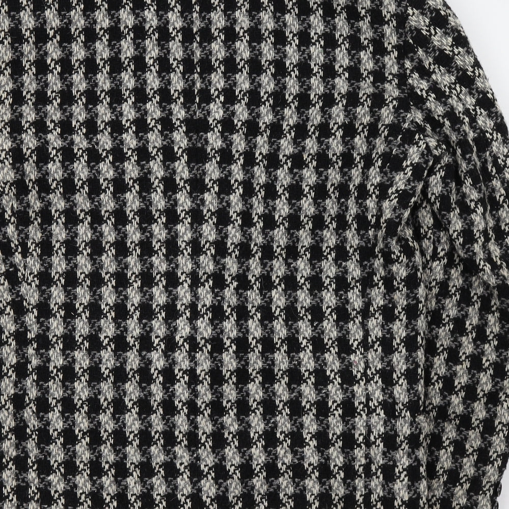 Boys Own Mens Black Houndstooth  Jacket Blazer Size M