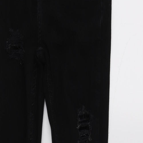 Denim & Co. Womens Black  Denim Skinny Jeans Size 6 L27 in