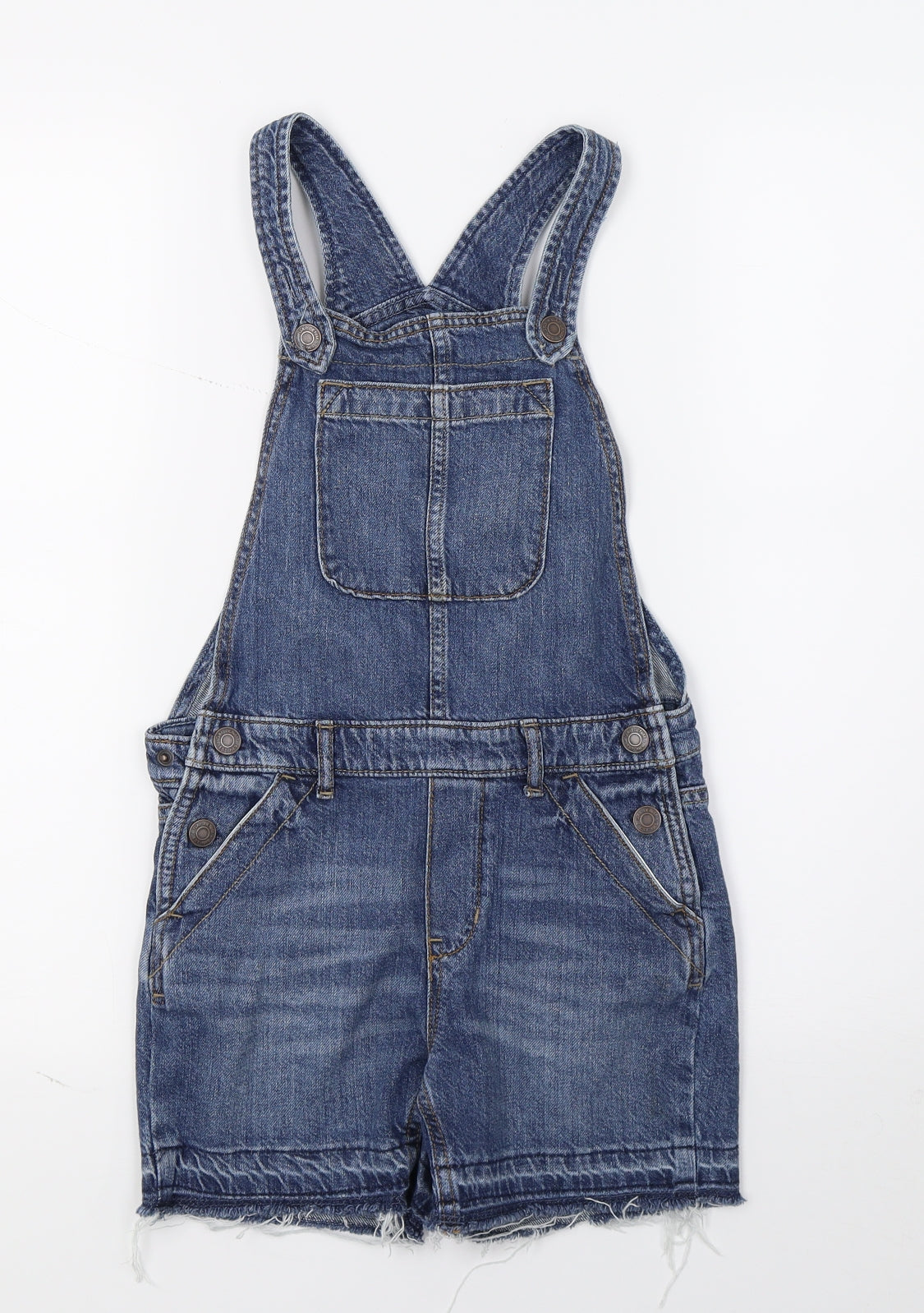 Gap Girls Blue  Denim Dungaree One-Piece Size 8-9 Years