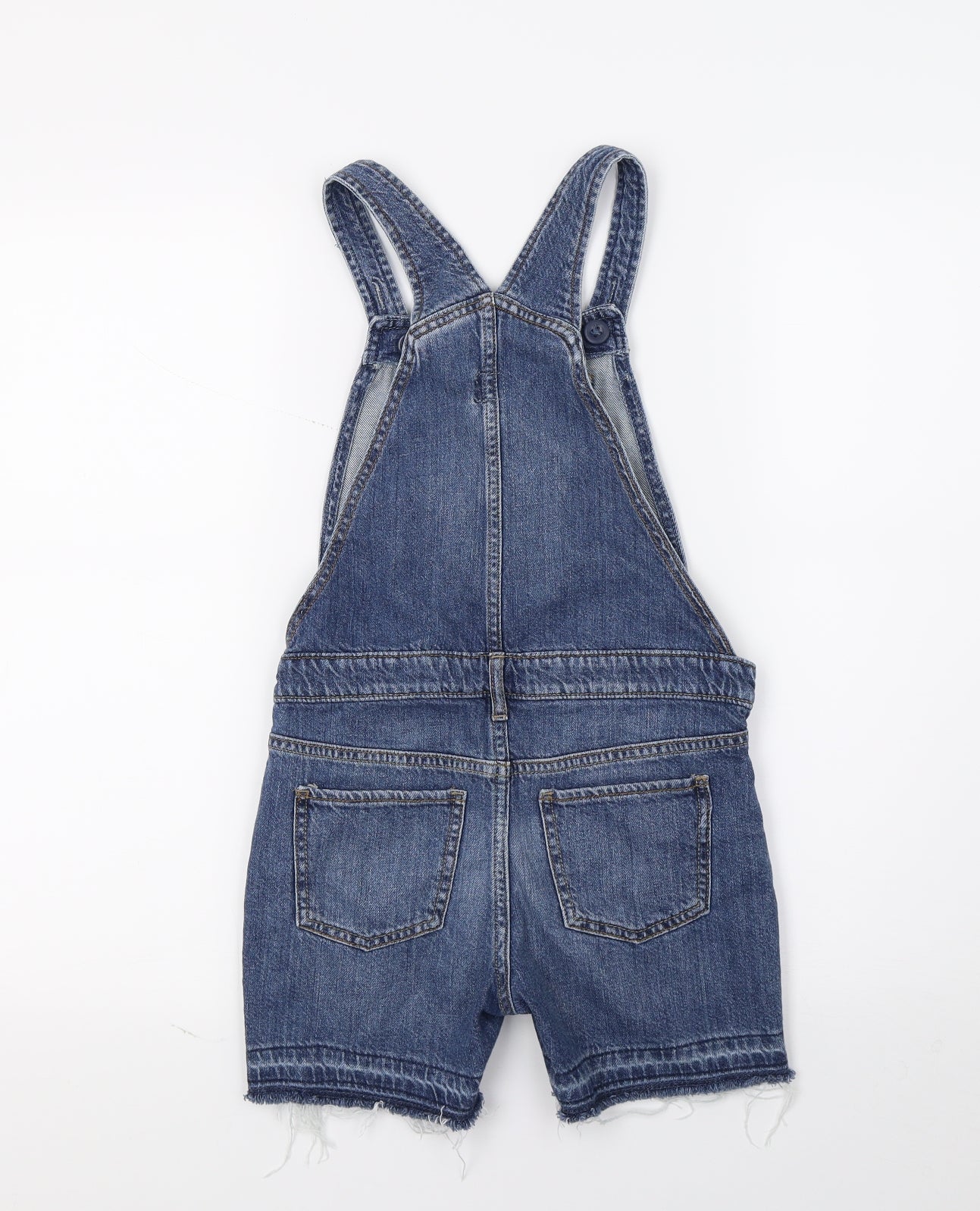 Gap Girls Blue  Denim Dungaree One-Piece Size 8-9 Years