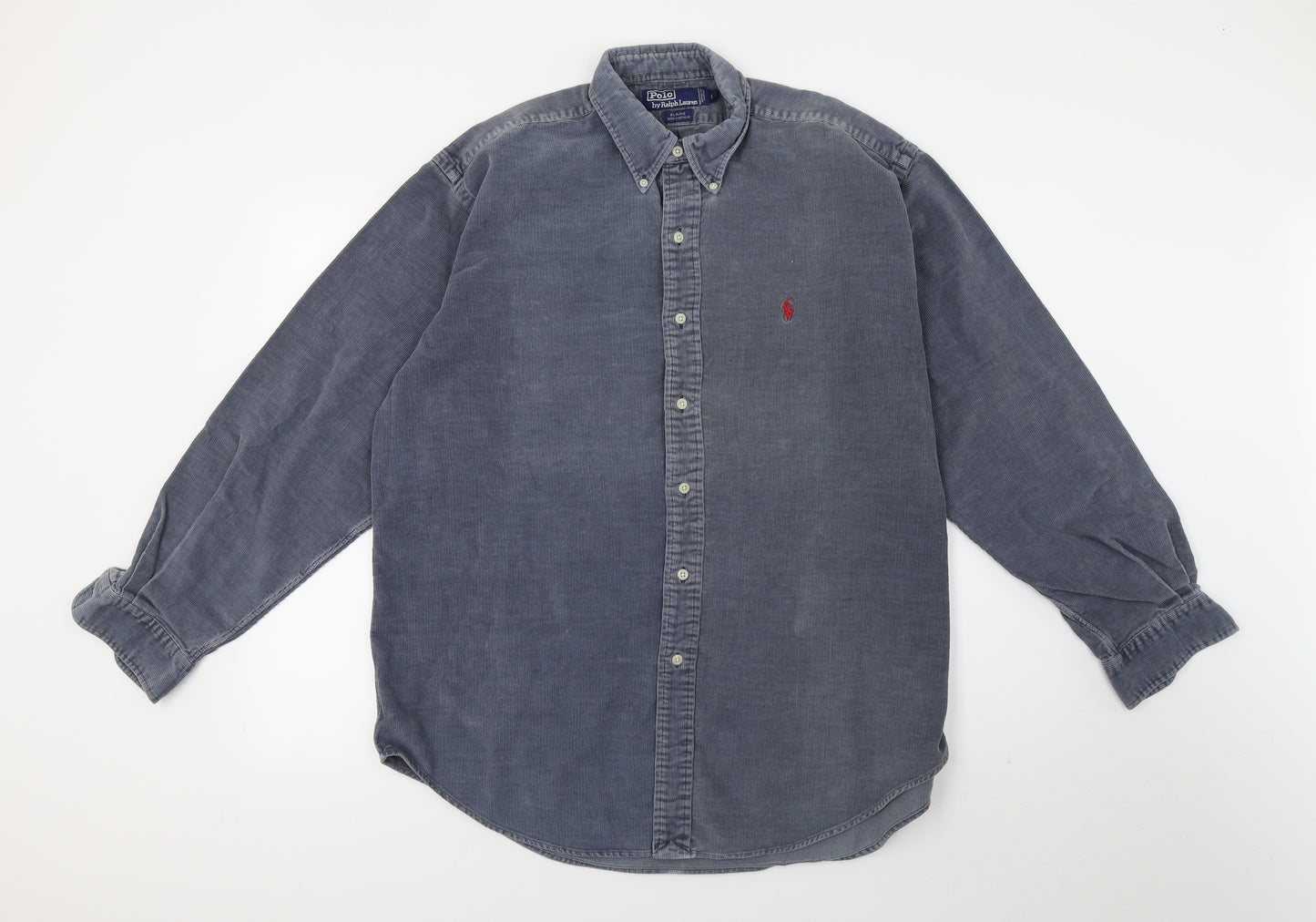 Polo Ralph Lauren Mens Grey    Button-Up Size L