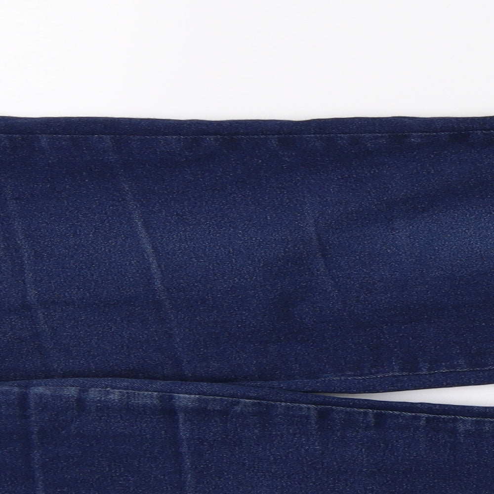 Bonmarché Womens Blue  Denim Straight Jeans Size 12 L28 in