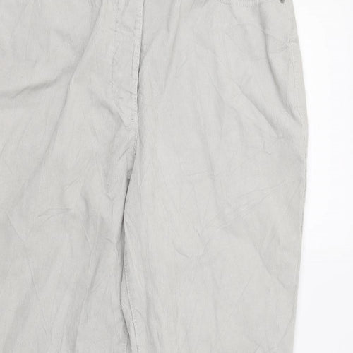 M&S Womens Grey  Denim Straight Jeans Size 10 L26 in