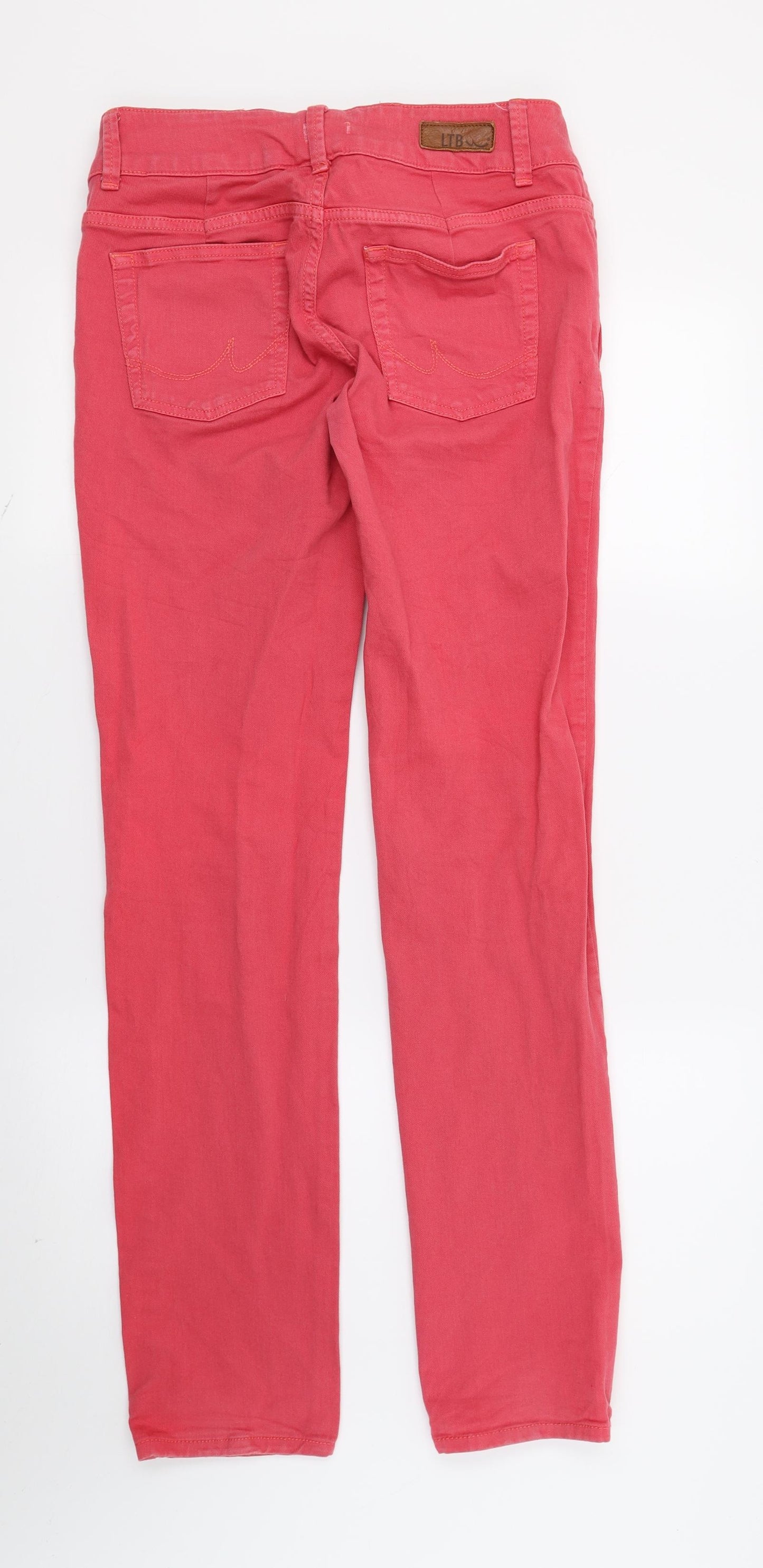 LTB Womens Pink  Denim Straight Jeans  L32 in