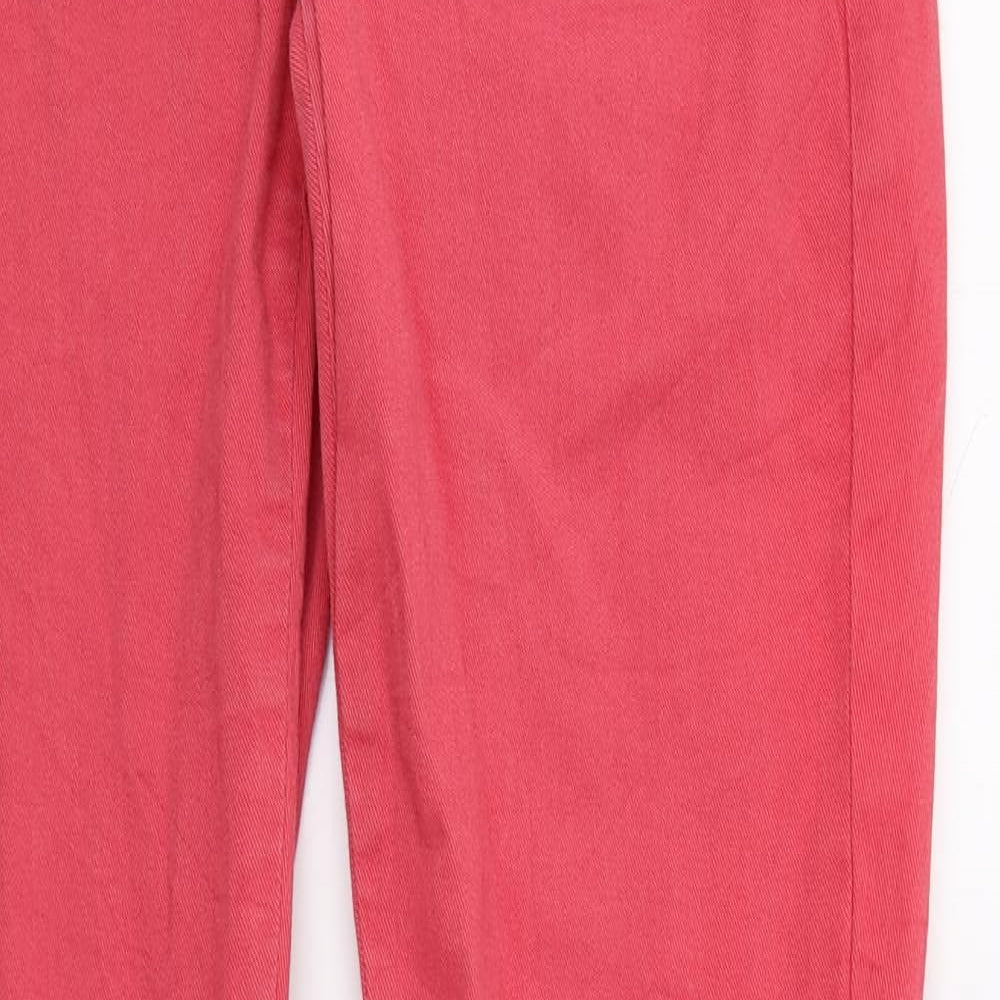 LTB Womens Pink  Denim Straight Jeans  L32 in