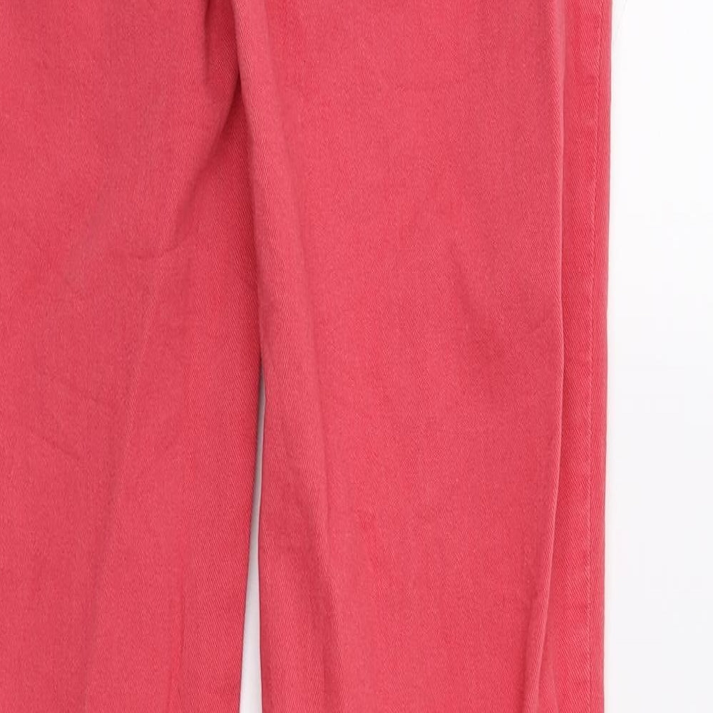 LTB Womens Pink  Denim Straight Jeans  L32 in