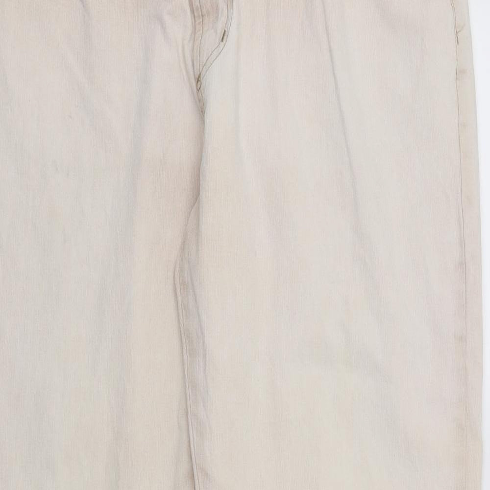 Howick Womens Ivory  Denim Straight Jeans  L30 in