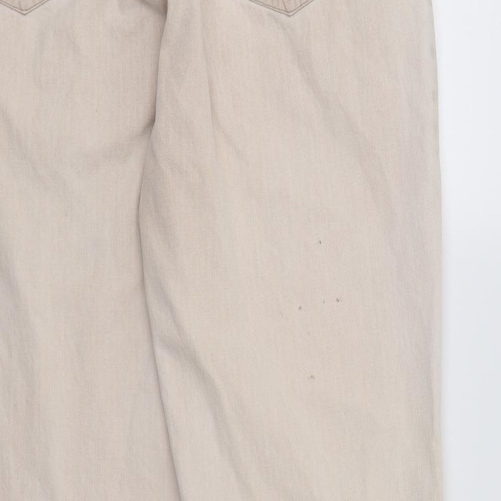 Howick Womens Ivory  Denim Straight Jeans  L30 in