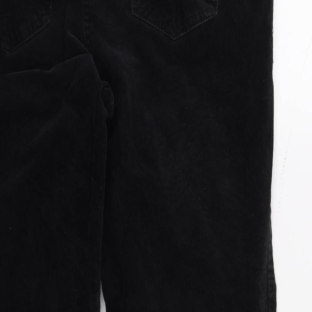M&Co Womens Black  Denim Bootcut Jeans Size 14 L26 in