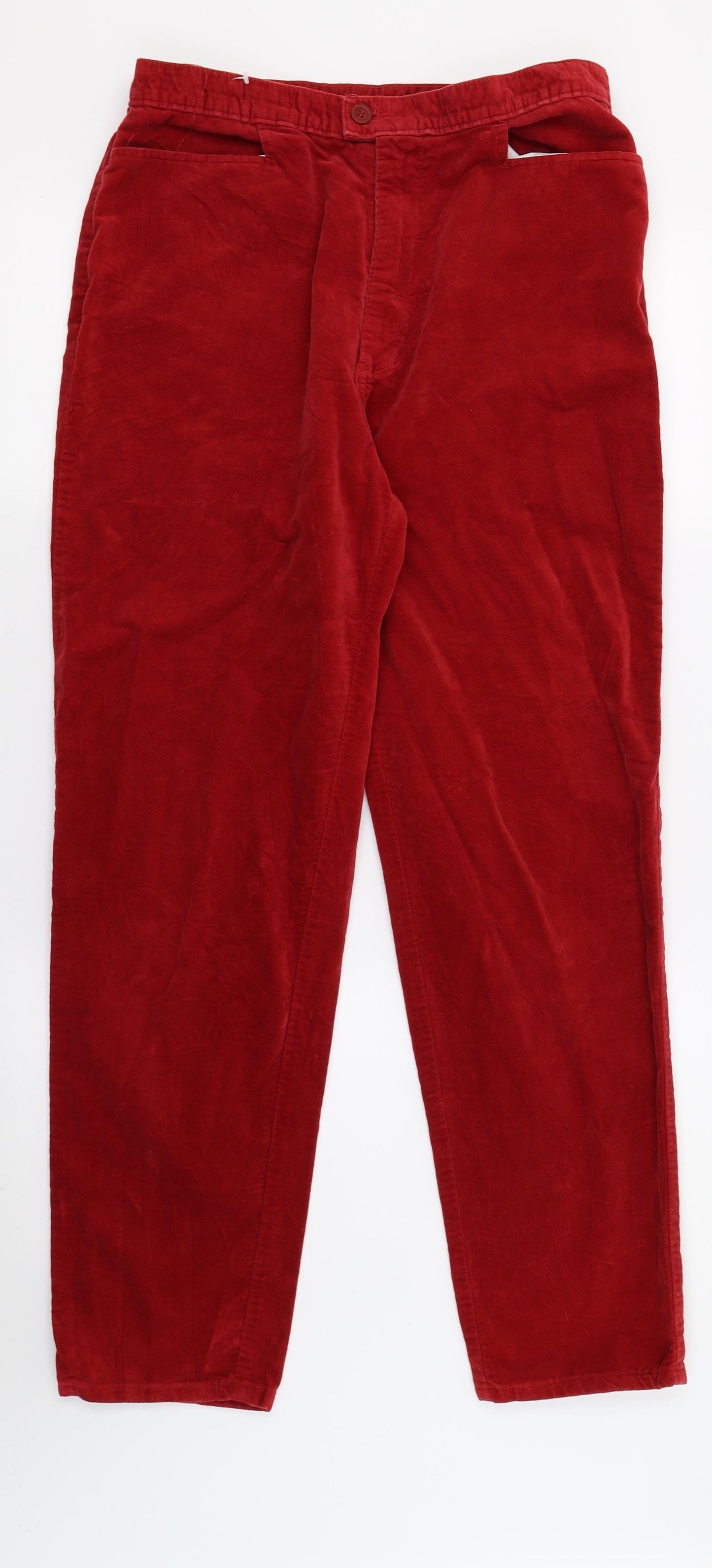 NEXT Womens Red   Trousers  Size 16 L28 in