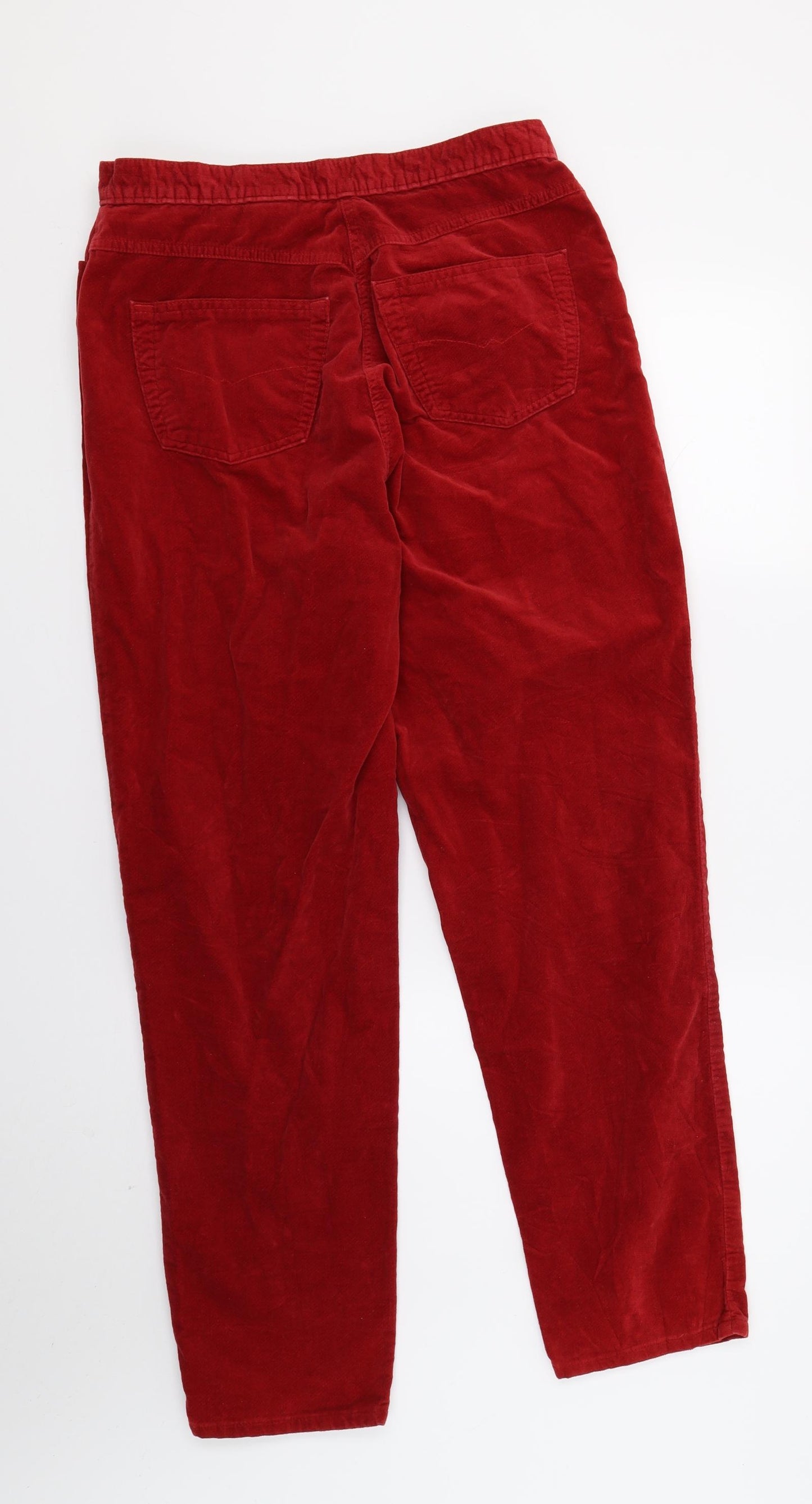 NEXT Womens Red   Trousers  Size 16 L28 in
