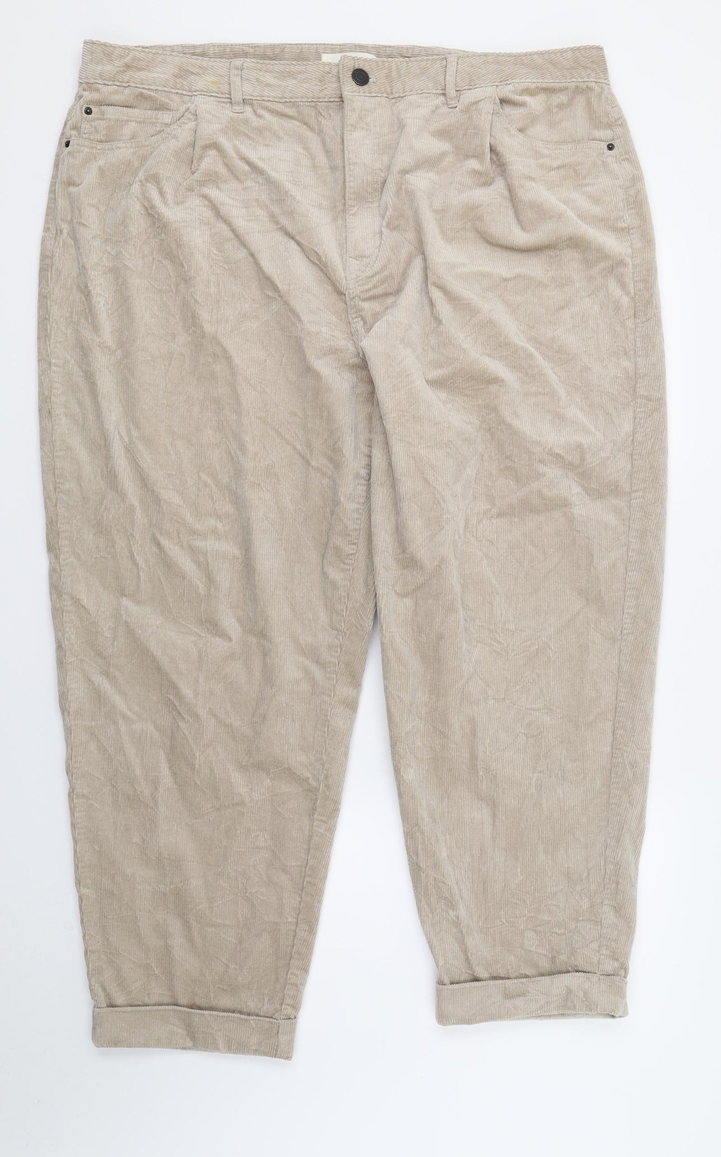 Per Una Womens Beige   Trousers  Size 22 L26 in