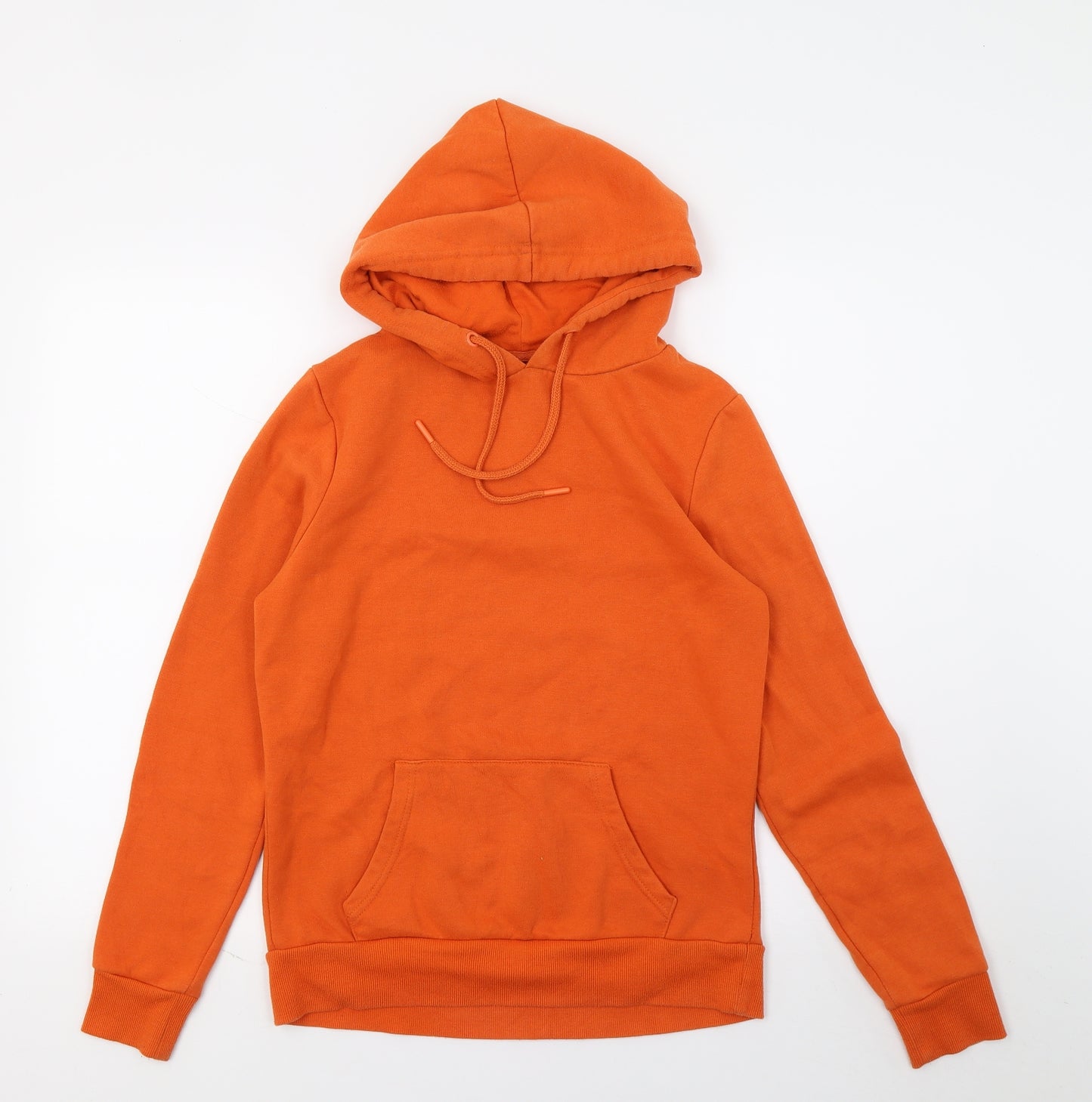 Primark Womens Orange  Jersey Pullover Hoodie Size 6